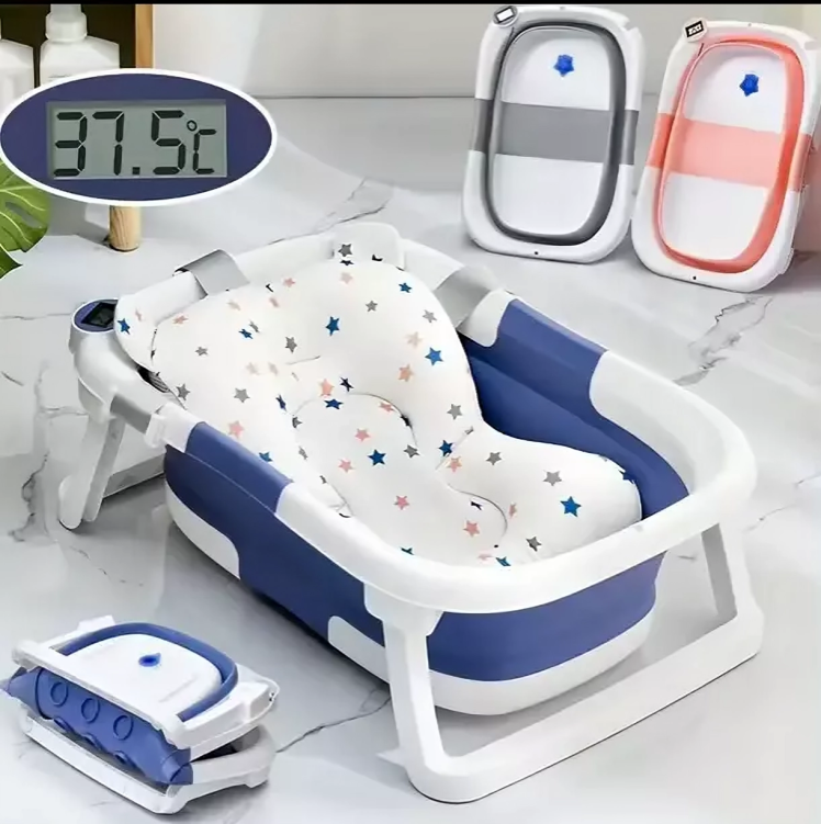 Foldable Safety Baby Bath With A FREE Pillow