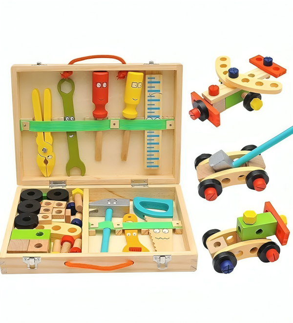 Kids Wooden Toolbox