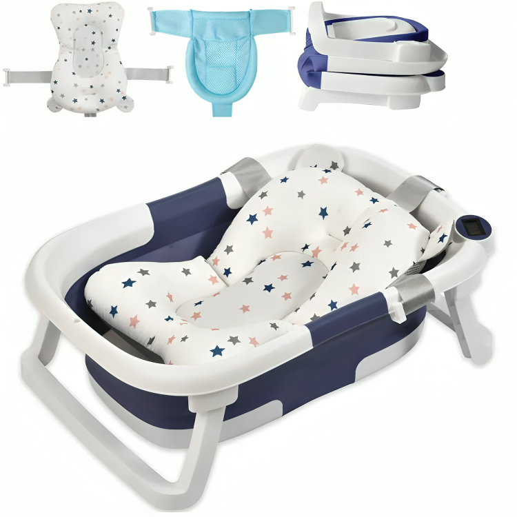 Foldable Safety Baby Bath With A FREE Pillow