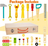 Kids Wooden Toolbox