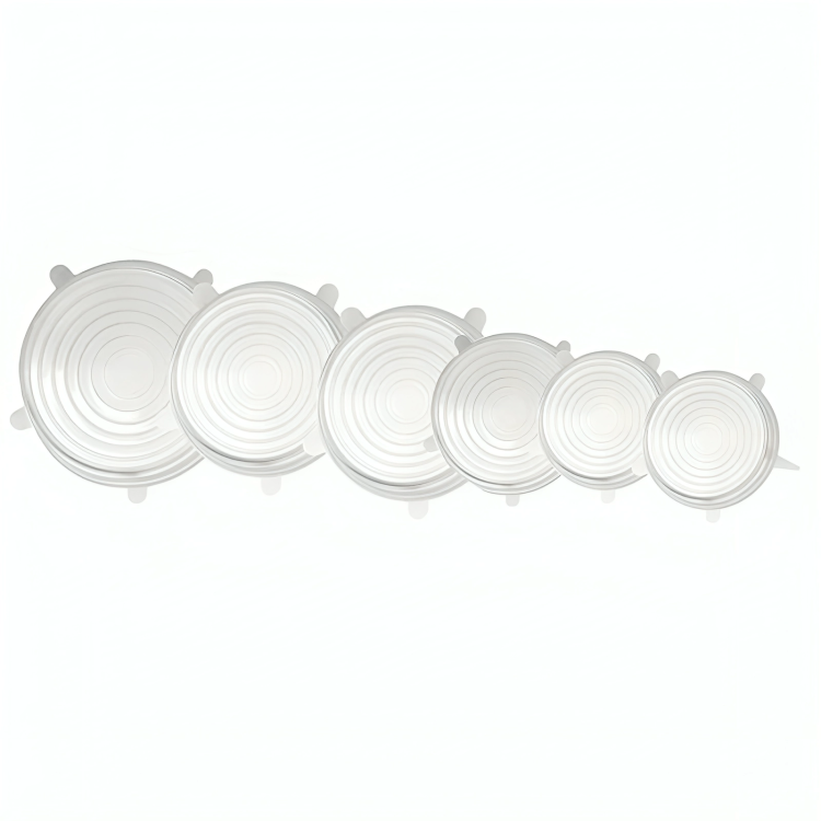 Stretchy Food Saviour Lids - 6 pack