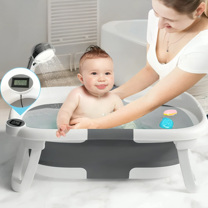 Foldable Safety Baby Bath With A FREE Pillow